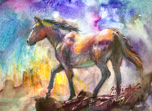 「ムスタング」240047 エディション付き ジクレー版画